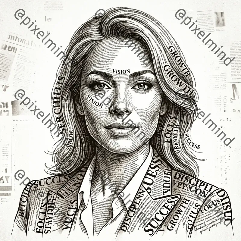 Editorial Typography Character Portraits