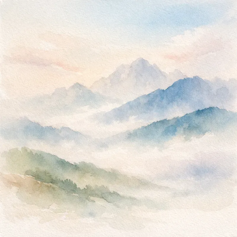 Soft Watercolor Illustrations