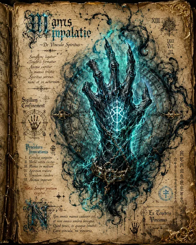 Fantasy Gothic Ancient Spell Book Pages