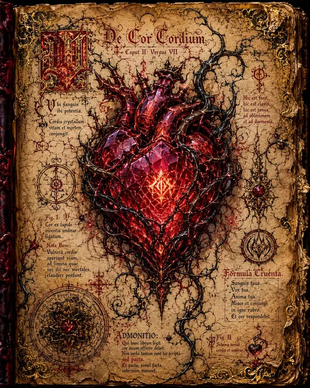 Fantasy Gothic Ancient Spell Book Pages