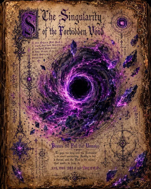 Fantasy Gothic Ancient Spell Book Pages