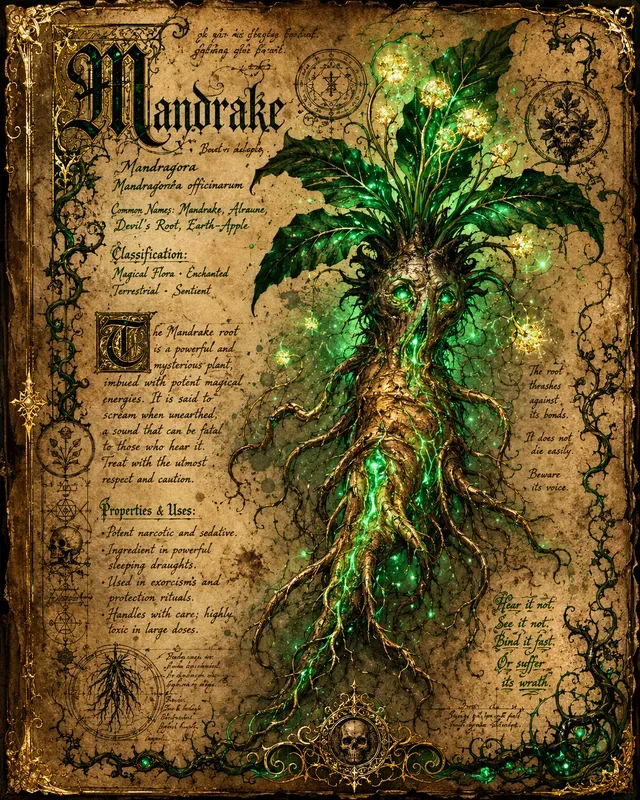 Fantasy Gothic Ancient Spell Book Pages