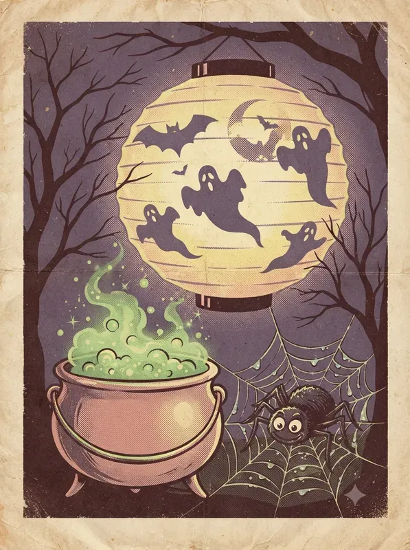 Vintage Halloween Poster Designs