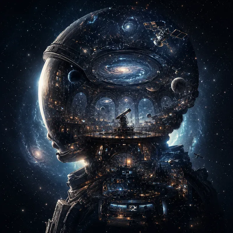 Cinematic Double Exposure Portrait Style