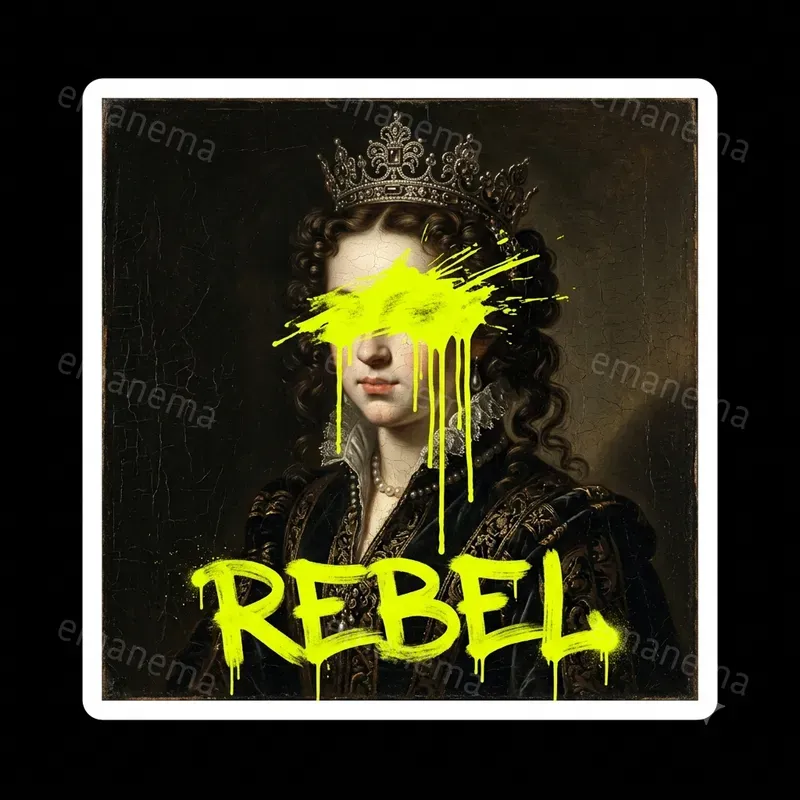 Street Renaissance Baroque Style Stickers