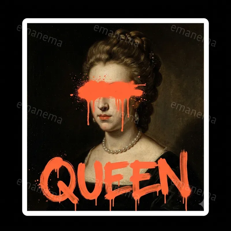 Street Renaissance Baroque Style Stickers