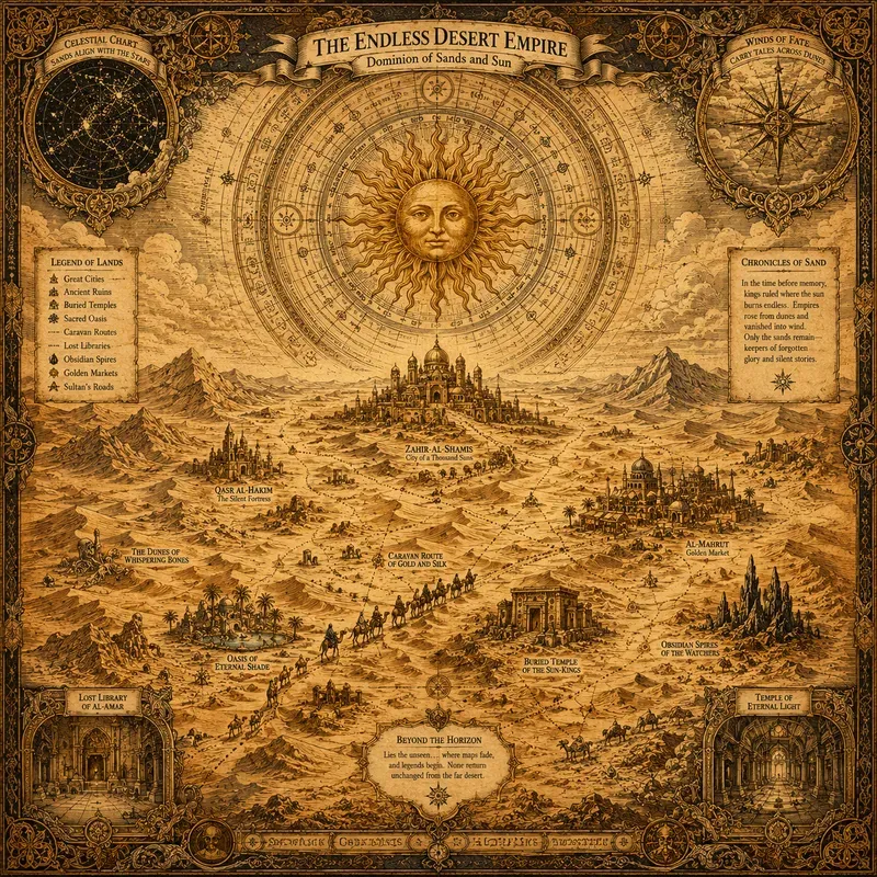 Vintage Mythic Cartography Posters