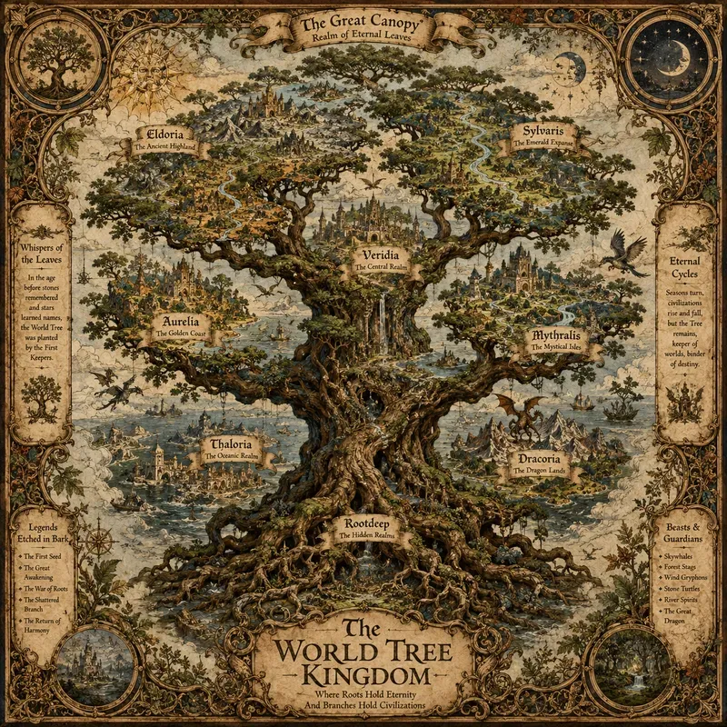 Vintage Mythic Cartography Posters