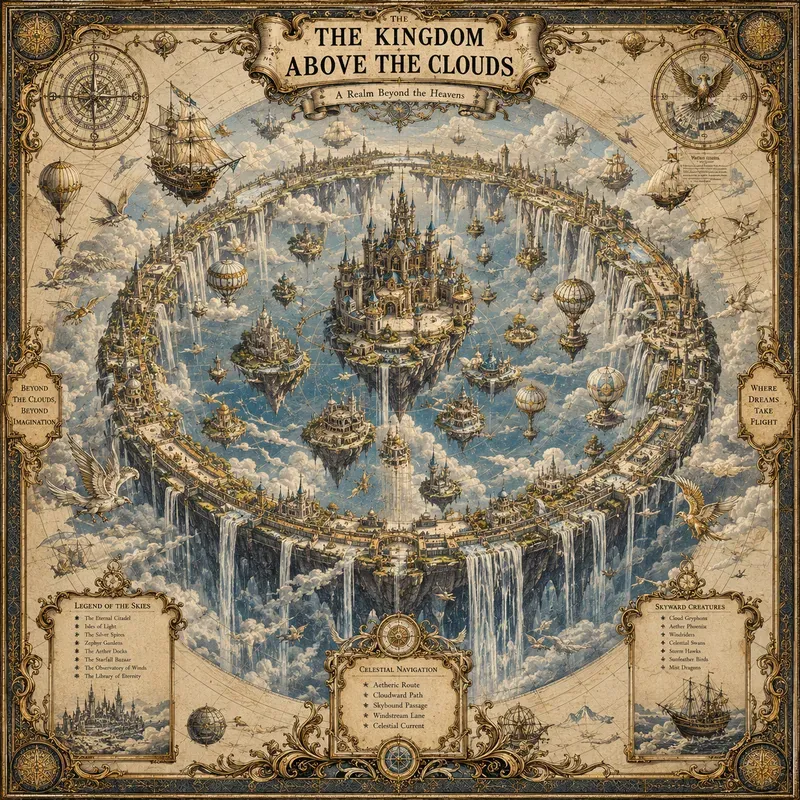 Vintage Mythic Cartography Posters