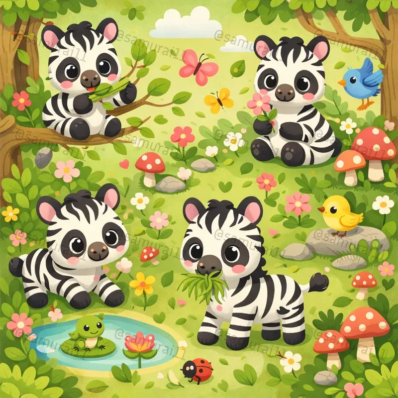 Cute Animal Seamless Pattern Generator