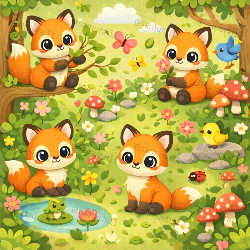 Cute Animal Seamless Pattern Generator