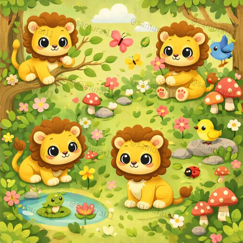 Cute Animal Seamless Pattern Generator