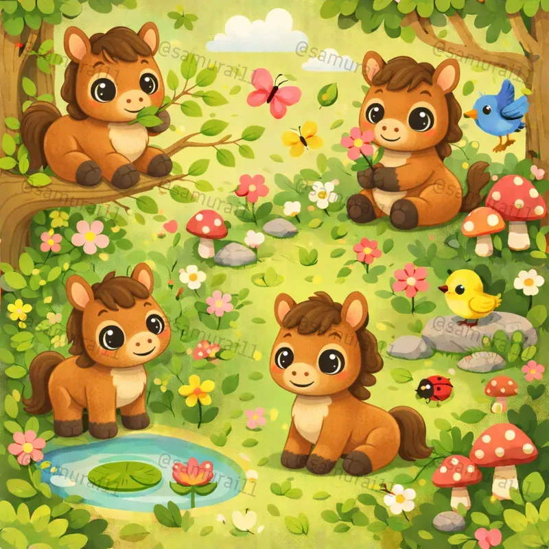 Cute Animal Seamless Pattern Generator