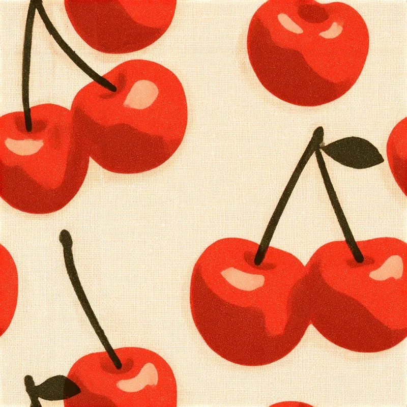Retro Kitchen Fruit Seamless Patterns