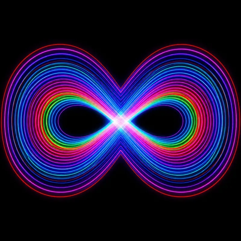 Chromatic Infinity Loops