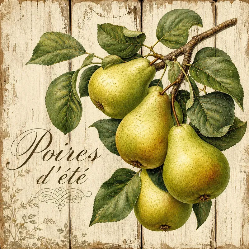 Vintage Rustic Botanical Art