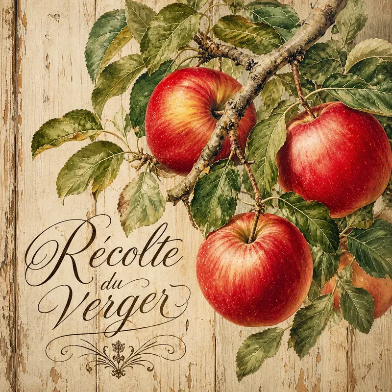 Vintage Rustic Botanical Art