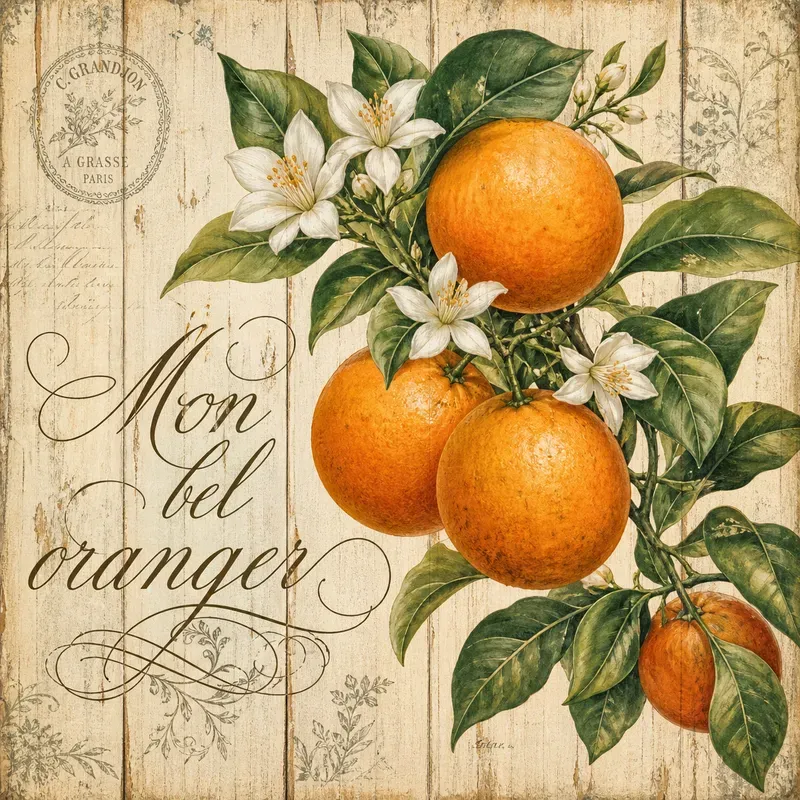 Vintage Rustic Botanical Art