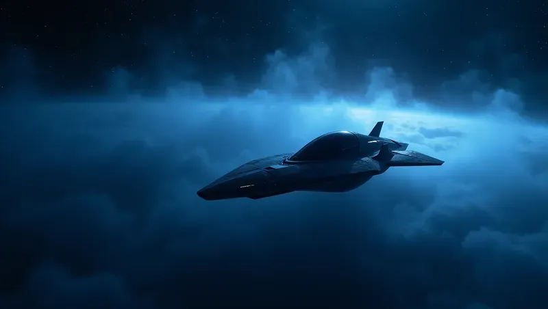 Dark Luxury Moody Space Landscapes