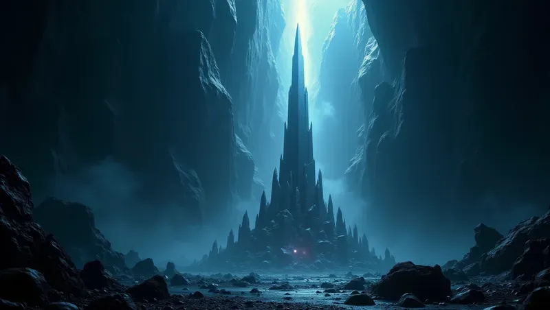 Dark Luxury Moody Space Landscapes