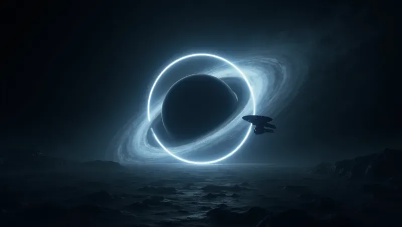 Dark Luxury Moody Space Landscapes