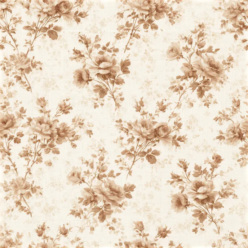 Vintage Cottagecore Calico Backing Papers
