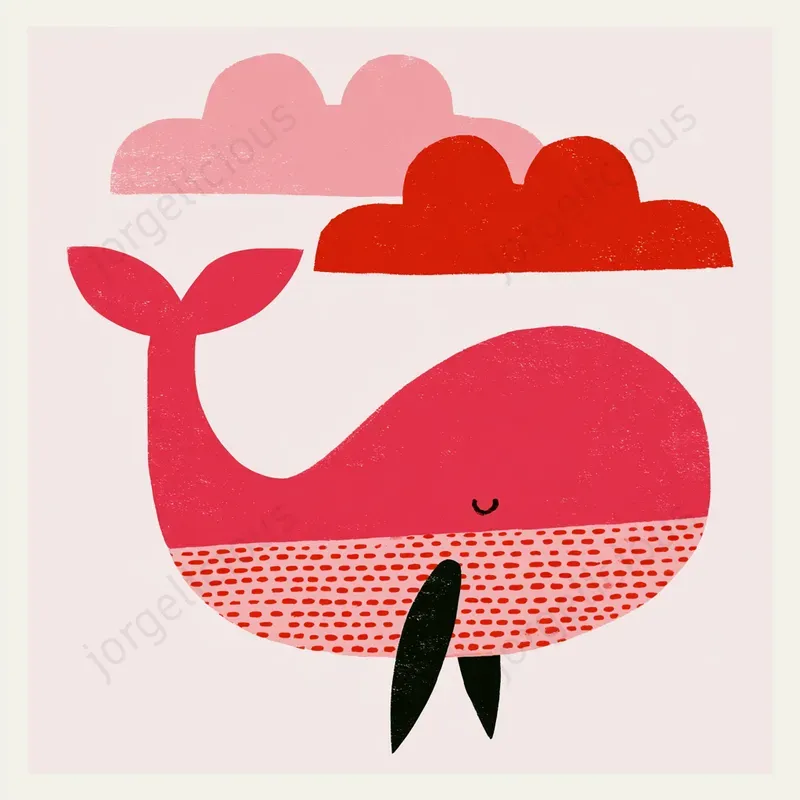 Minimal Pastel Nursery Illustrations