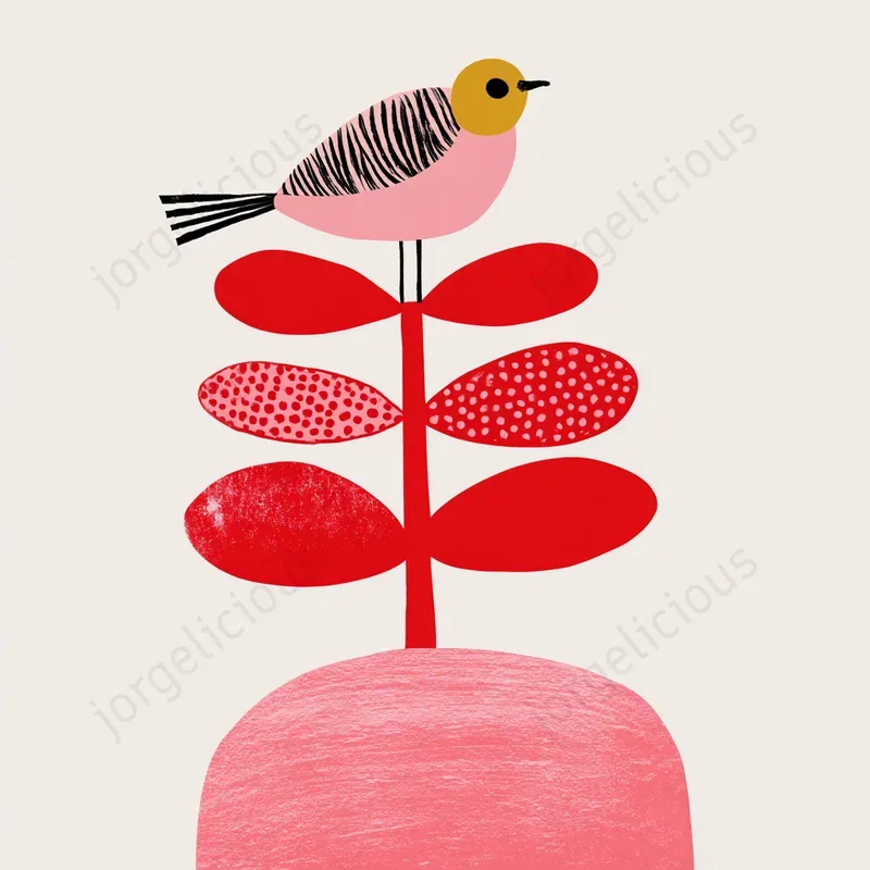 Minimal Pastel Nursery Illustrations
