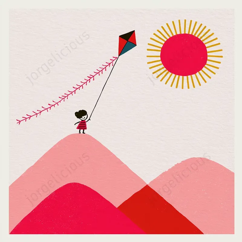 Minimal Pastel Nursery Illustrations