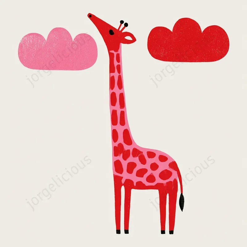 Minimal Pastel Nursery Illustrations