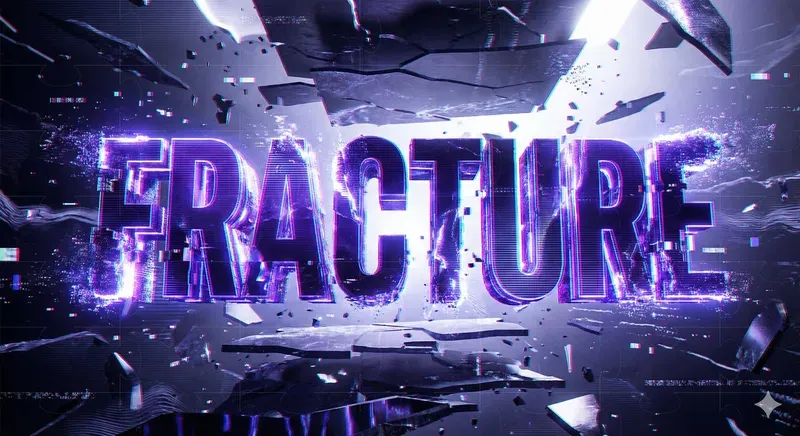 Glitch Reality Game Logo Generator