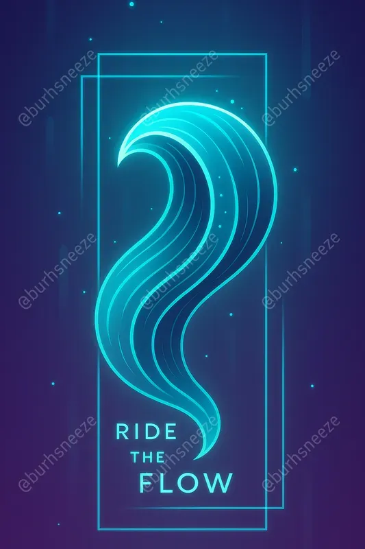 Neon Minimalist Vector Logo Art