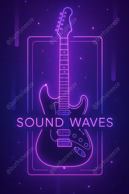 Neon Minimalist Vector Logo Art