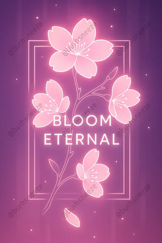 Neon Minimalist Vector Logo Art