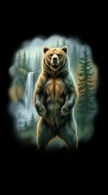 Retro 90s Airbrush Animal Tshirt Art