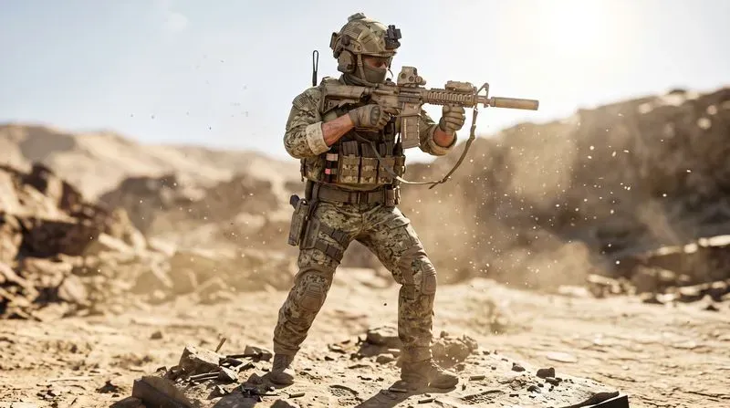 Realistic 3D World Soldiers