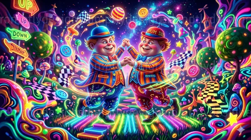 Bioluminescent Wonderland Scenes
