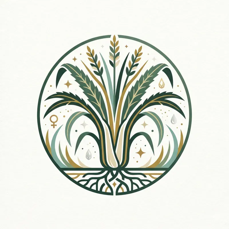Modern Magical Herb Emblems