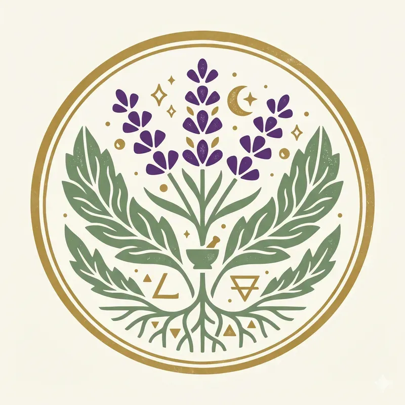 Modern Magical Herb Emblems