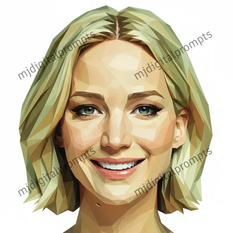 Geometric Lowpoly Celebrity Papercrafts