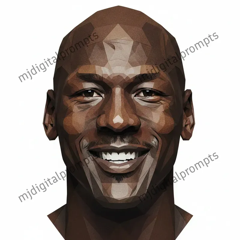 Geometric Lowpoly Celebrity Papercrafts
