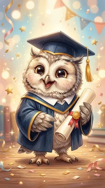 Cute Graduation Animals