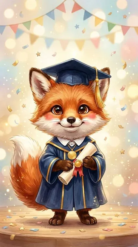 Cute Graduation Animals