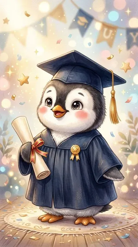 Cute Graduation Animals