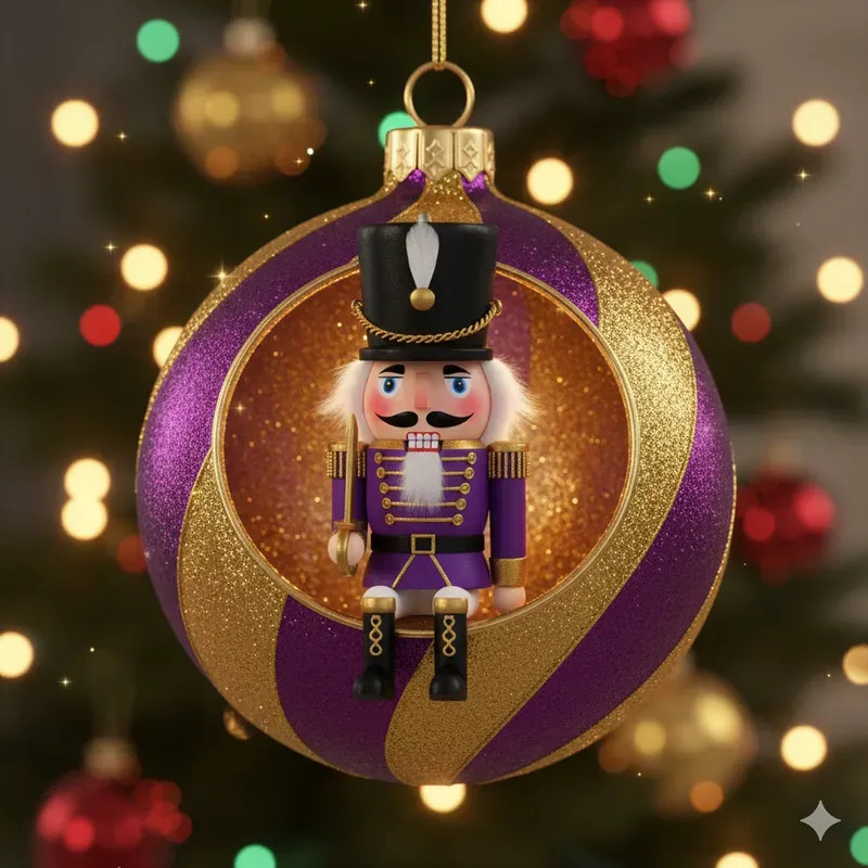 Cute 3D Christmas Ornament Characters