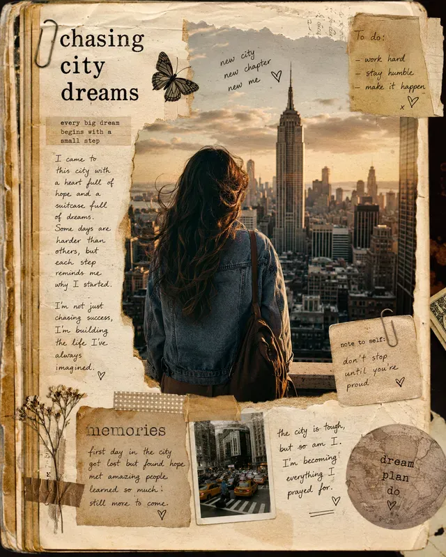 Dramatic Lifestyle Journal Pages