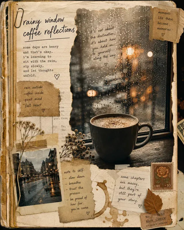 Dramatic Lifestyle Journal Pages