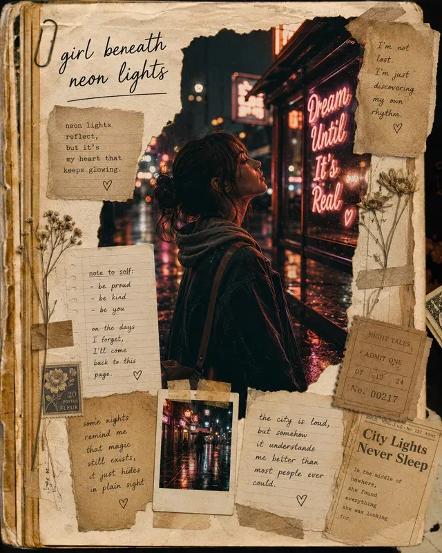 Dramatic Lifestyle Journal Pages