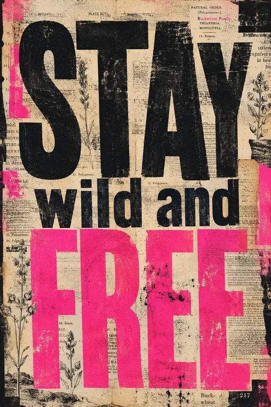 Vintage Letterpress Quote Posters