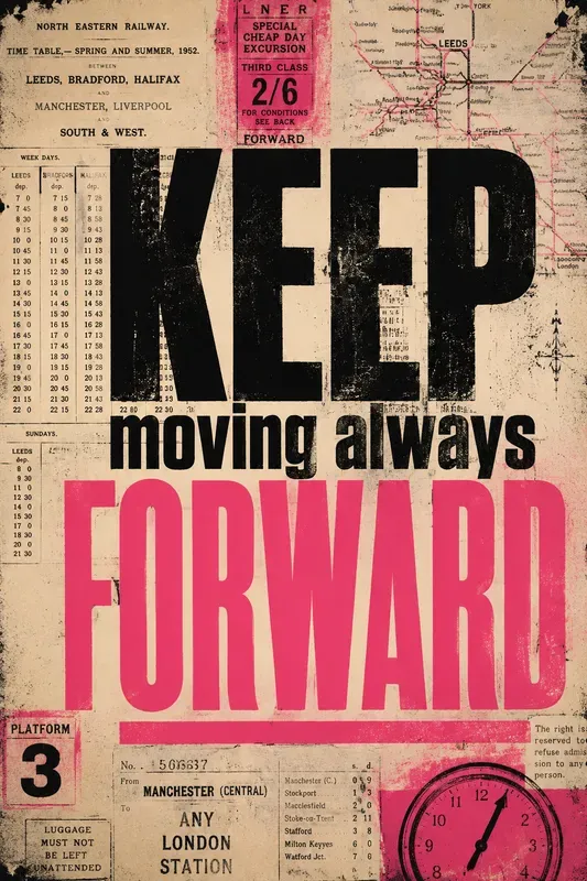 Vintage Letterpress Quote Posters